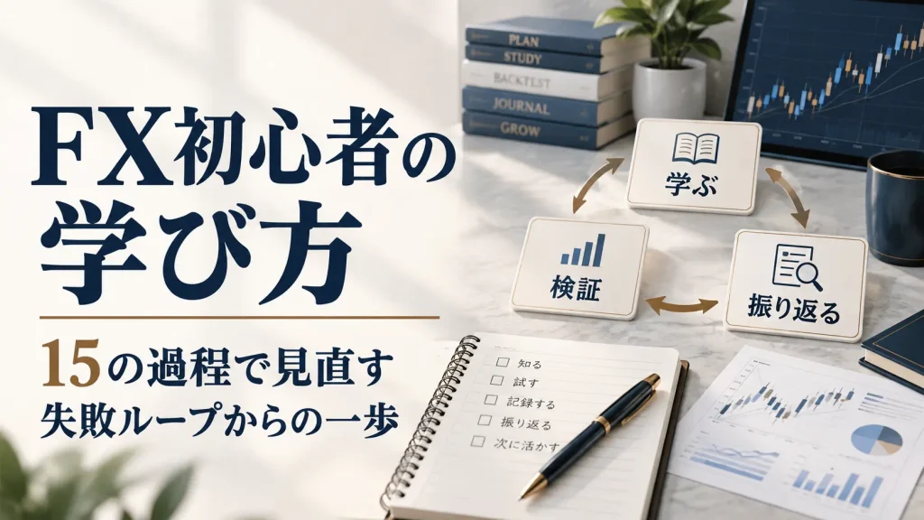 FX初心者が勝てない原因｜失敗を繰り返す15の過程と学び方