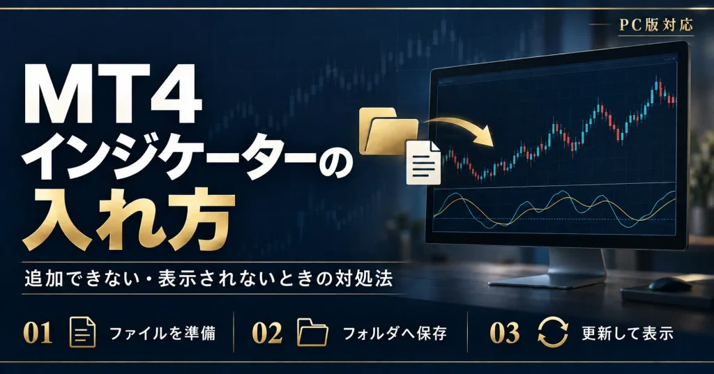 MT4MT5インジケーターの入れ方