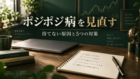ポジポジ病の治し方を探す前に｜FXで待てない5つの原因と取引を減らす対策