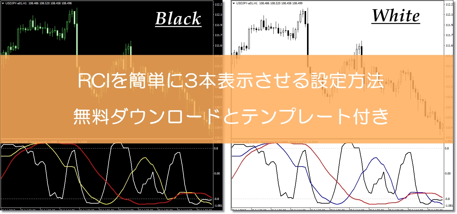 RCI（MT4インジケーター）を３本表示させるおすすめ設定値とおすすめ手法｜無料ダウンロードとテンプレート付き| PriceAction FX  Trader エイクの為替ブログ