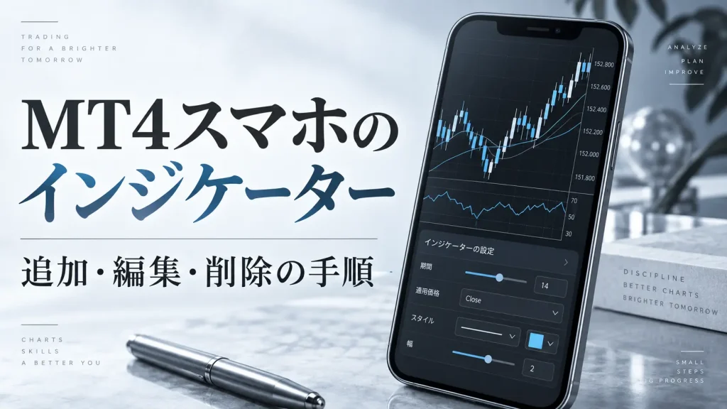 スマホでインジケーターを設定する