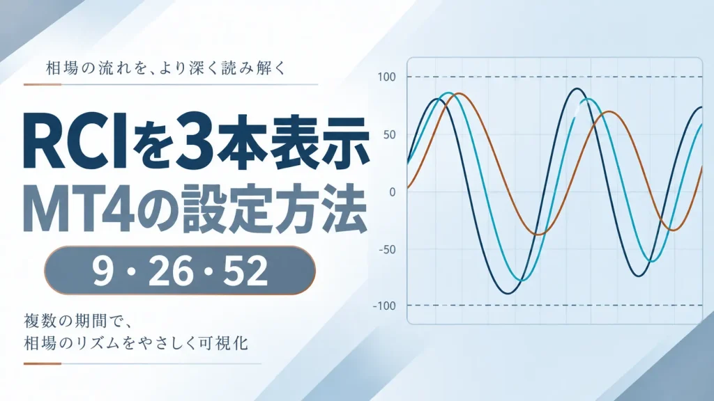 RCI3本表示の方法