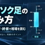 ローソク足の読み方と分析方法|実体・ヒゲ・終値で相場を読む