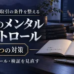 FXのメンタルコントロール|感情的なトレードを見直す6つの対策