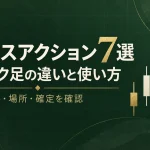 FXのプライスアクション7選｜ローソク足パターンの違いと使い方