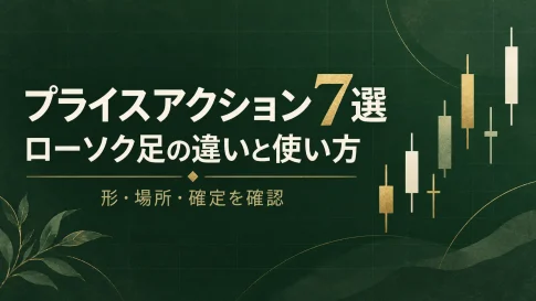 FXのプライスアクション7選｜ローソク足パターンの違いと使い方