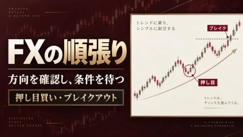 FXの順張りとは？押し目買い・ブレイクアウトの判断と3つの極意