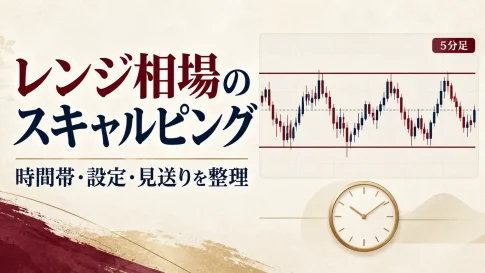FXレンジ相場のスキャルピング手法｜時間帯・設定・見送り条件