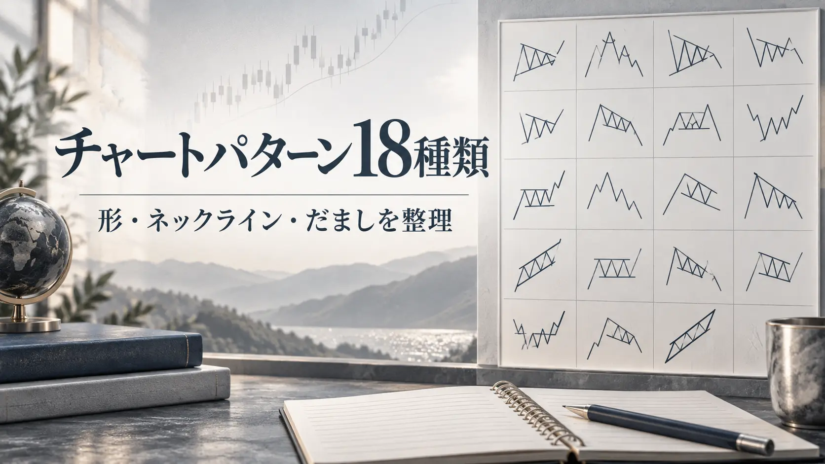 チャートパターンを一覧で学ぶ
