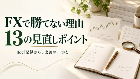 FXで勝てない理由13選｜取引記録で見直す原因と改善方法