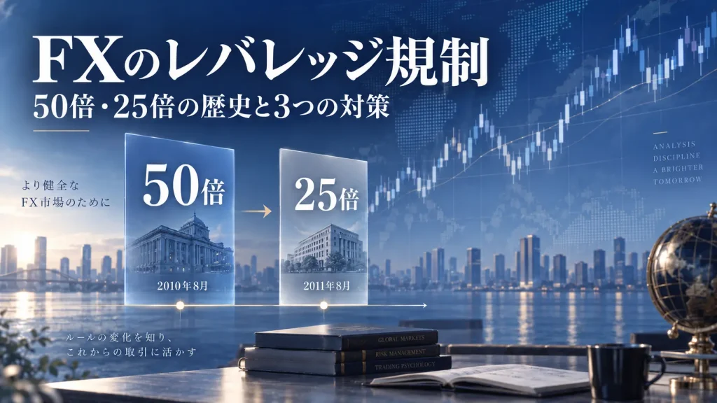 FXのレバレッジ規制はいつから?50倍・25倍の歴史と3つの対策