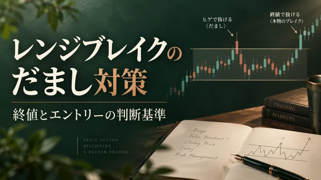 FXレンジブレイクアウトのだまし対策｜終値・エントリーの4つの判断基準