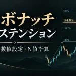 フィボナッチエクステンションの使い方|引き方・161.8%の設定とN値計算