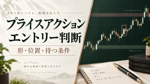 プライスアクションのエントリー判断｜ローソク足を使う3つのコツ