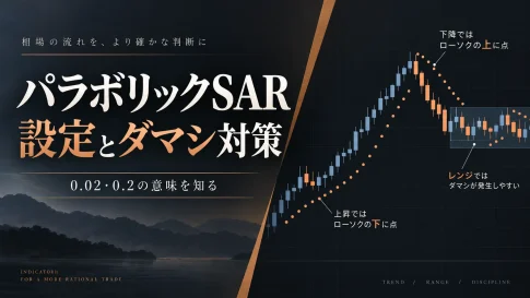パラボリックSARの設定と使い方|0.02・0.2の意味とダマシ対策