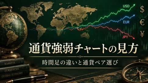 通貨強弱チャートの見方とツール比較｜時間足で逆転する理由と通貨ペアの選び方