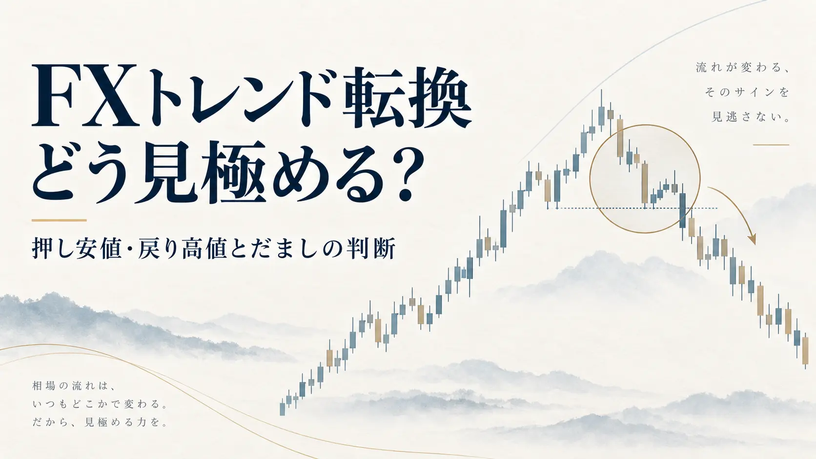 トレンド転換の兆しを読み取る