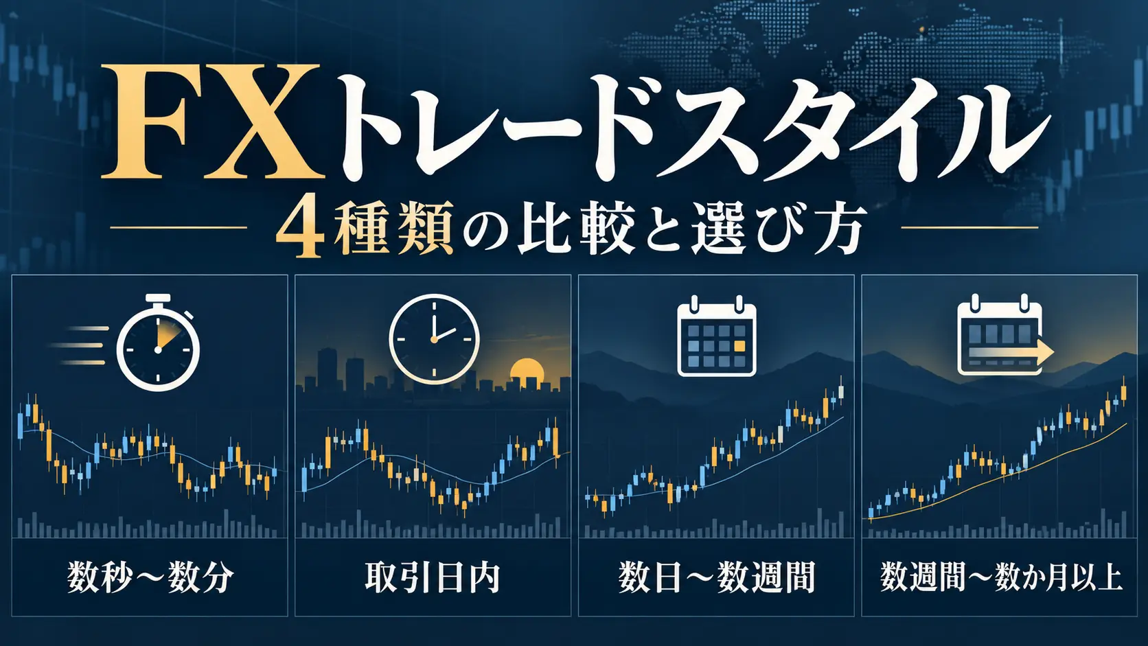 自分に合うトレードスタイルを選ぶ