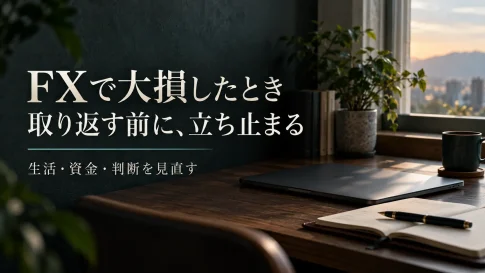 FXで大損して立ち直れないときに｜取り返す前に確認したい5つのこと