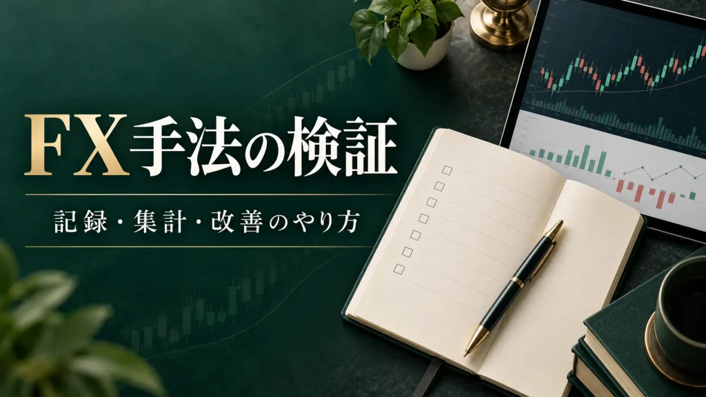 FX手法の検証のやり方｜24トレードで学ぶ記録・集計・改善
