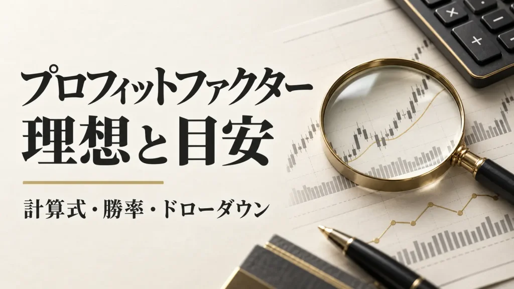 プロフィットファクターを理解する