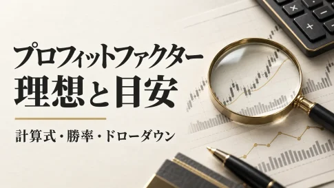 FXのプロフィットファクターの理想と目安｜計算式・高すぎるPFの注意点